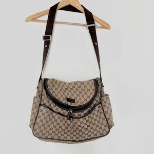 Gucci Infant GG Canvas Diaper Bag